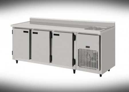 Balcão de serviço refrigerado  3 portas